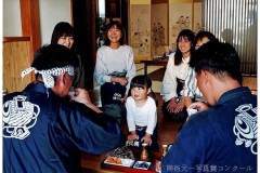 元一写真大賞　「笑顔のおもてなし」　太田誠二　(新潟県中央区)