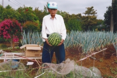 阿智村輝き賞　「伍和のすいか大きくてビックリ」　實原幸代